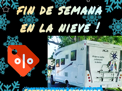 Promoción de alquiler de autocaravanas en Asturias - Fin de semana en la nieve
